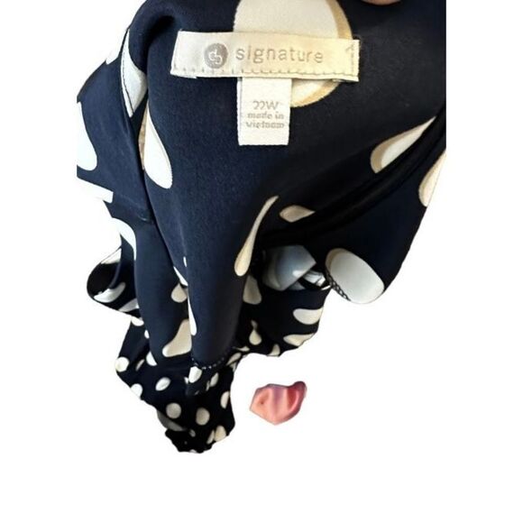 Dressbarn Polka Dot Dress with Belt nwt size 22W - Picture 8 of 8